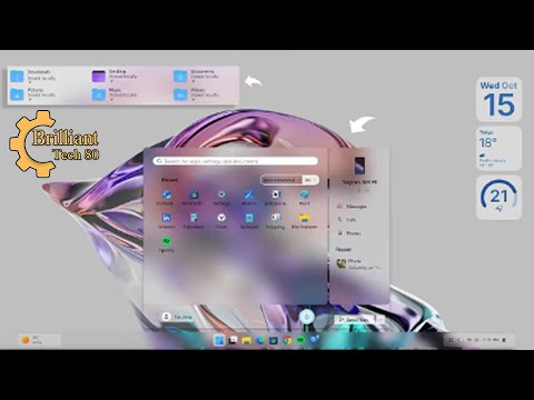 Windows 11 customization Get the New Glass Taskbar, Start Menu & More #sehar #25h2