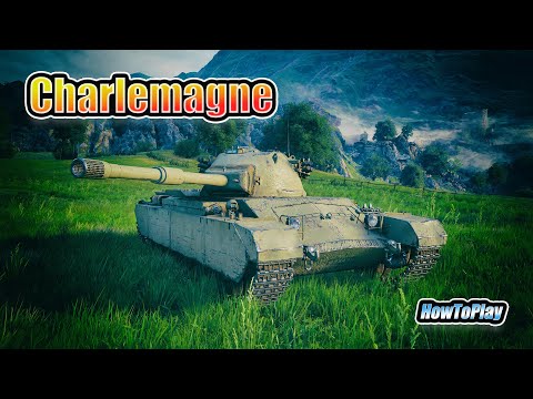 Charlemagne - 5 Frags 7K Damage - Not a good tank, but wins! - World Of Tanks