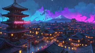 1980s & 90s 🪩 Japanese Town Ambience & Nostalgic Retro Lofi Hip Hop Beats 🪭 Vibes Lofi Rain Playlist