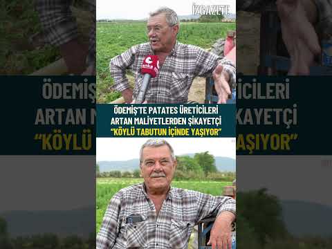 Ödemiş’te patates üreticileri artan maliyetlerden şikayetçi: “KÖYLÜ TABUTUN İÇİNDE YAŞIYOR” #çiftçi
