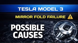 Tesla Model 3 Side Mirror Fold Malfunction – Possible Causes Explained