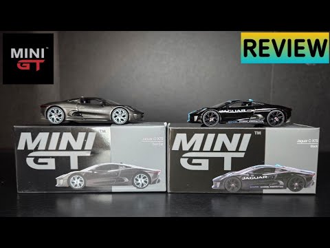 The Last Ones?  Mini GT - Jaguar C-X75 Full Carbon & Black - REVIEW