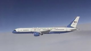 Air Force Two Flying - Stock Footage