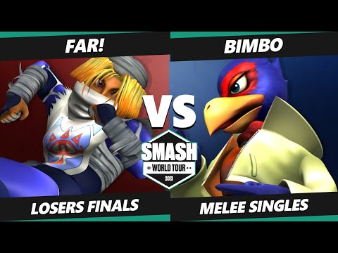 SWT CA RF Losers Finals - Far! (Sheik) Vs. Bimbo (Falco) SSBM Melee Tournament
