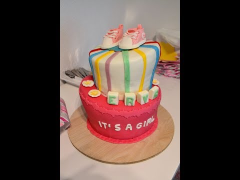 Topsy turvy/topsy turvy cake/fondant/himbeerbuttercreme/motivtorte/regenbogenkuchen/how to make that