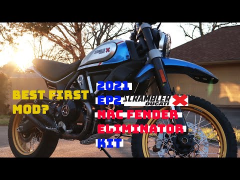 EVERY SCRAMBLER OWNER SHOULD DO THIS MOD 1ST-2021 DUCATI SCRAMBLER DESERT SLED NRC FENDER ELIMINATOR