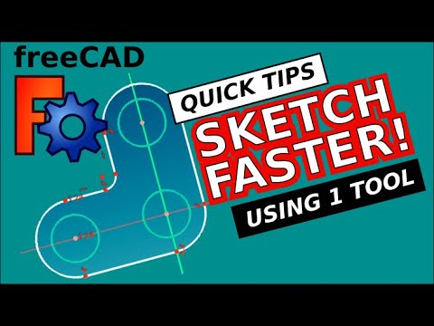 FreeCAD: Increase Your Sketching Speeds and Sketch Faster With This Single Tool