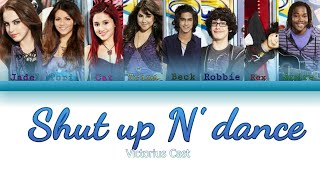 lyrics color coded (Shut up N&#39; Dance) Victorius Cast