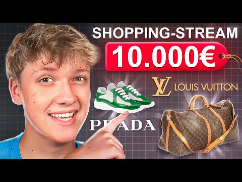 REZON KAUFT FÜR 10.000€ NEUE KLAMOTTEN! 🤑 - SHOPPING STREAM