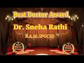 Best Doctor Award Matribhumi Health Foundation E Award Program