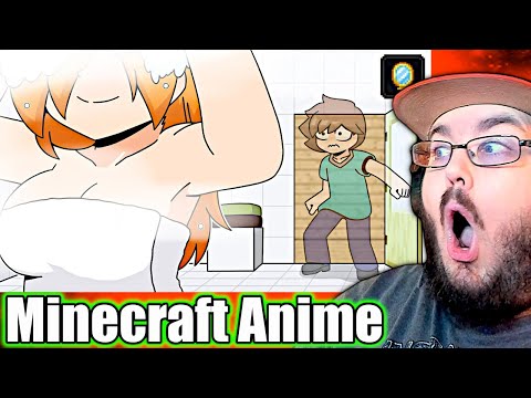 Steven Z KILLER - Steve & Alex Minecraft Anime | Trash can, Invisibility Potion Prank & Robbing Beehives REACTION!!!