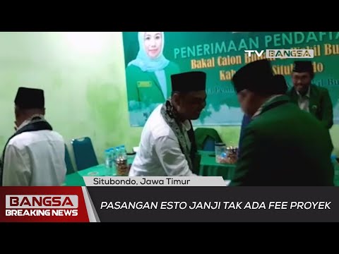 Pasangan Edi Hadiyanto Daftar Bacakada Situbondo ke PPP