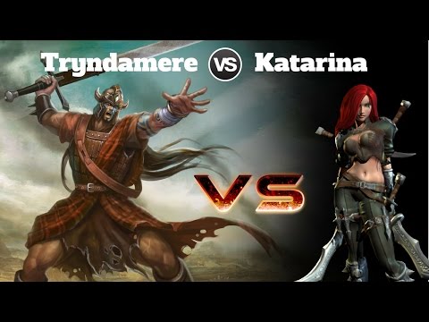 Tryndamere vs Katarina - Rotations and team fighting