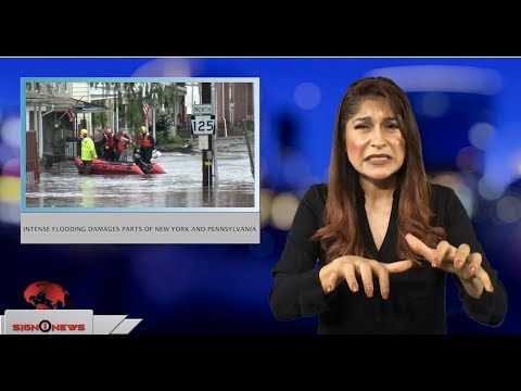 Intense flooding damages parts of New York and Pennsylvania (ASL - 8.15.18)