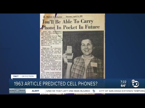 1963 article predicted cell phones