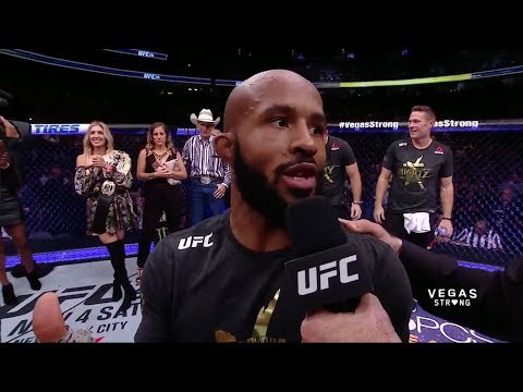 UFC 216: Demetrious Johnson Octagon Interview