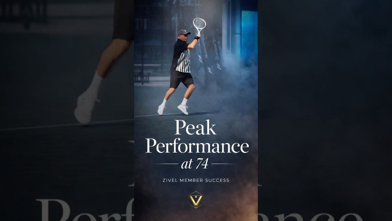 Still dominating the tennis court at 74 - His secret to longevity and Performance