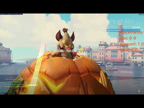 KABAJI SHOWING HIS HAMMOND AND ZARYA SKILLS! [ OVERWATCH SEASON 20 TOP 500 ]