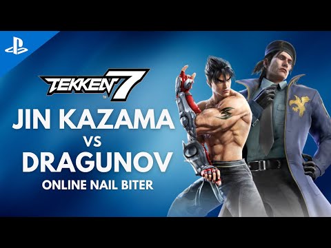 Tekken 7 | Dragunov vs Jin Kazama | Online Versus | PS