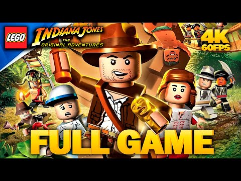 Lego Indiana Jones: The Original Adventures Full Gameplay Walkthrough Full Game 4K 60FPS