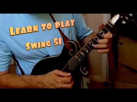 How to play David Grisman's mandolin solo on Tony Rice's Swing 51
