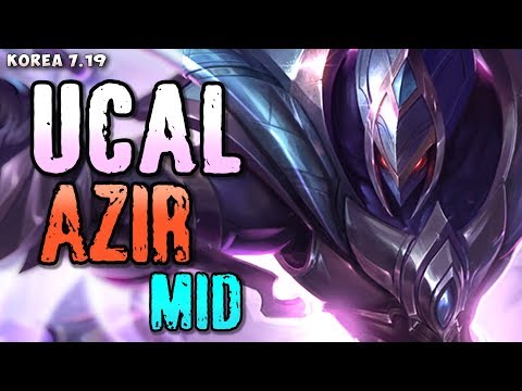 KT Ucal (1222 LP) Azir mid v Karthus matchup - Korean SoloQ P 7.19