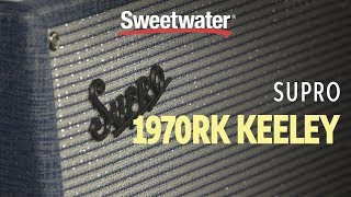 Video thumbnail for Supro 1970RK Keeley 1x10" 25-watt Tube Combo Amp Demo by Sweetwater