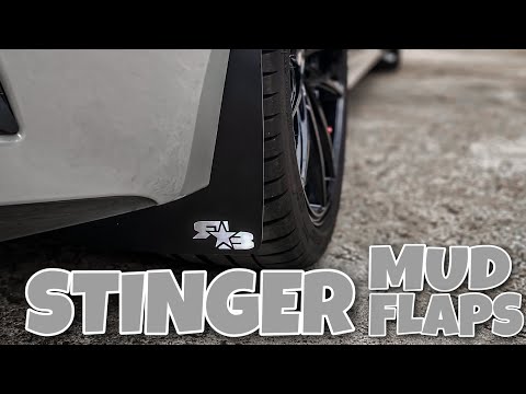 Installing Rally Style Mud Flaps / Splash Guards (RokBlokz 2022 Kia Stinger)