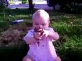 Abigail Eating An Oreo
