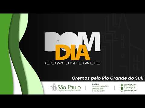 Mensagem de Bom Dia - 05/05/2024 - Oremos pelo Rio Grande do Sul