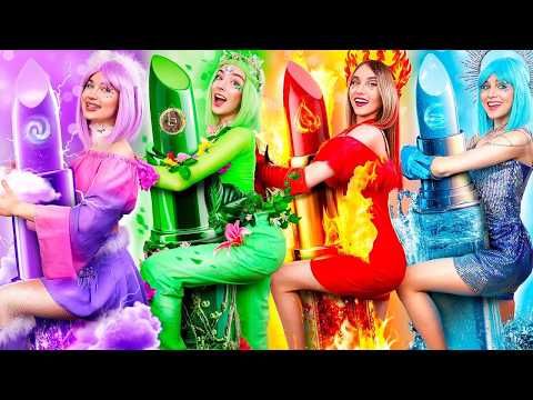 Os Quatro Elementos: Fogo, Água, Ar e Terra! Irmãs Mágicas na Vida Real