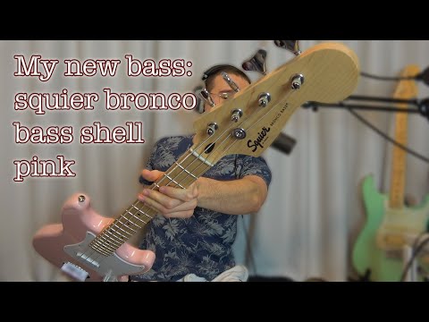 I got a BASS! - Fender Squier Bronco Bass MN SHP Review, Unboxing and Test - SLAP The bAss