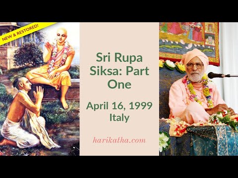 Sri Rupa Siksa: Part One - ENGLISH, New & Restored