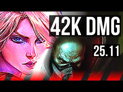 FIORA vs URGOT (TOP) | 7 solo kills, 12/3/12, 42k DMG | NA Challenger | 25.11