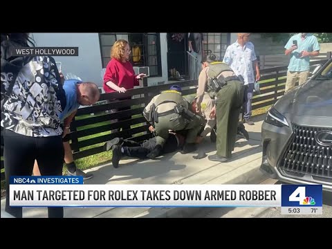 Man tries to steal Rolex, gets tackled in West Hollywood