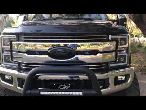 Review of the new 2017-2018 Ford F250 / F350 / F450 ANZO Projector Plank Style Switchback Headlights