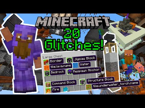 ItsMe James - 20 Minecraft Bedrock 1.16+ Glitches! Duplication,Xray And More!! MCPE,PS4,XBOX,Windows10,Switch.