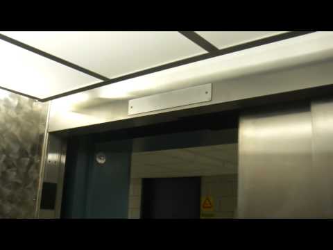 Riding the freshly modernized 1962 OTIS traction elevator in Bausch & Lomb hall.