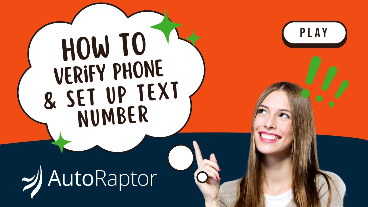 Setting up verified & texting numbers