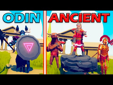 ODIN TEAM vs ANCIENT TEAM - Totally Accurate Battle Simulator | TABS