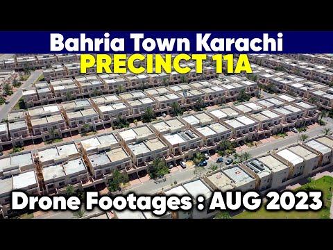 Bahria Homes Drone Footage | Precinct 11A 200 Sqyard Villas