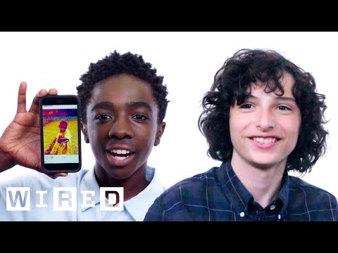 Stranger Things Cast Show Us the Last Thing on Their Phones | WIRED