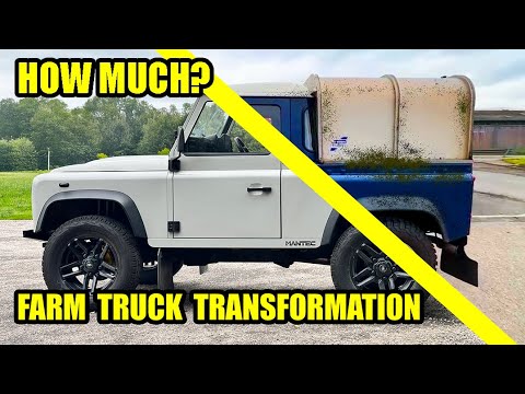 7 months in 7 minutes.  What did it cost to transform this farm Defender 90?