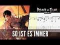 So ist es immer - Attack on Titan: No Regrets OST | Fingerstyle Guitar TAB