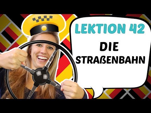 GERMAN LESSON 42: Means of TRANSPORT in German 🚖 🚅 🚚 ⛴