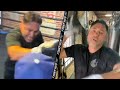 OSCAR DE LA HOYA WRECKING THE MITTS WITH POWERFUL COMBINATIONS IN COMEBACK TRAINING