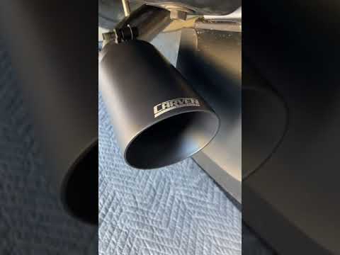 Carven cat back exhaust system on 2021 Toyota Tacoma