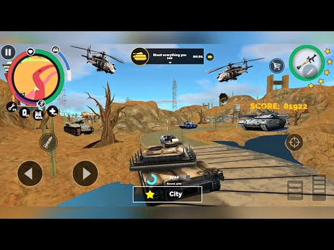 Vegas Crime Simulator Tank Madness | Android GamePlay