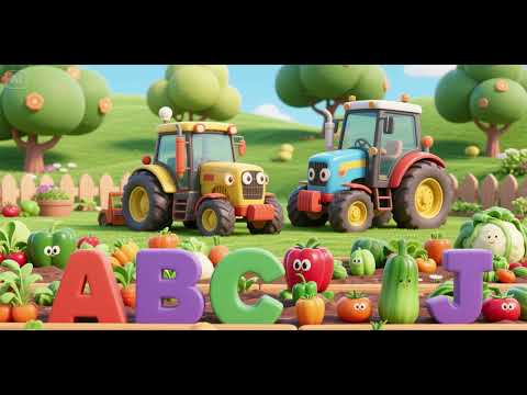 ABC-Lied – Traktors Gemüse-ABC-Garten | Lernlied über Buchstaben und Gemüse