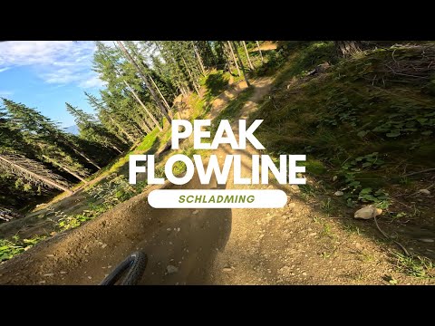 Peak Flowline | 7,7 km Trail | Bikepark Schladming Austria 🇦🇹 full run POV RAW